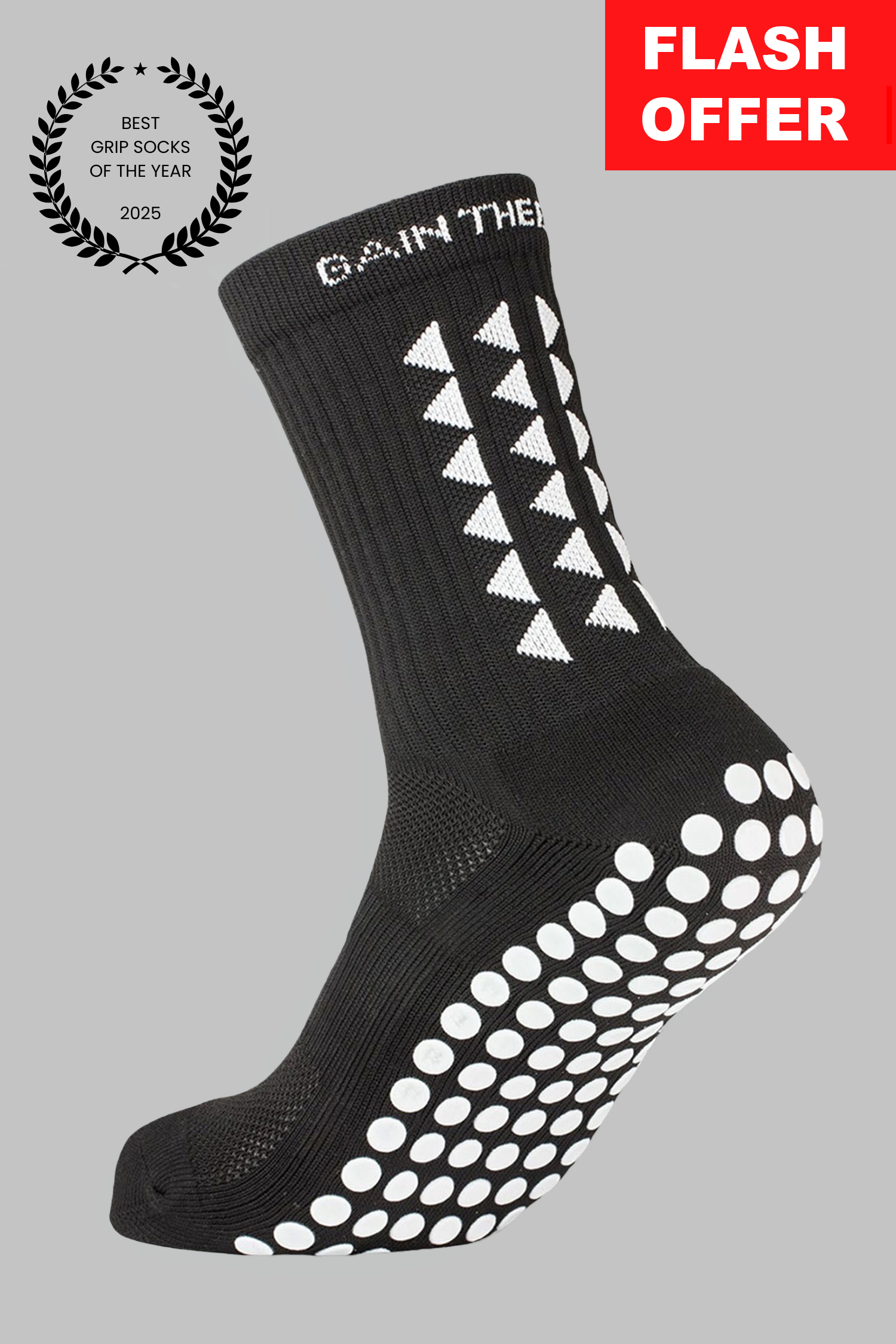 GRIP SOCKS 3.0 MidCalf Length - Black