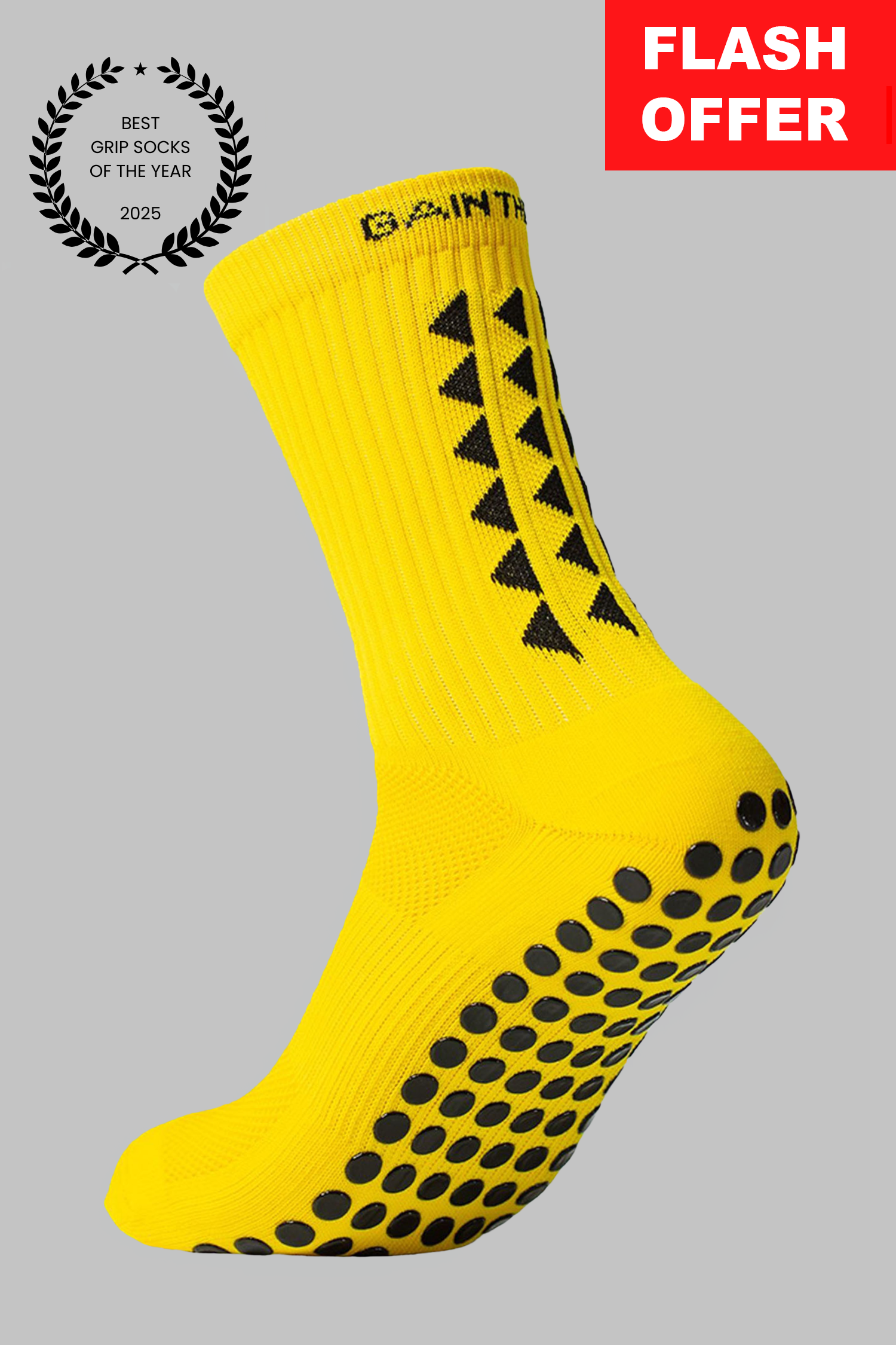 GRIP SOCKS 3.0  MidCalf Length - Yellow